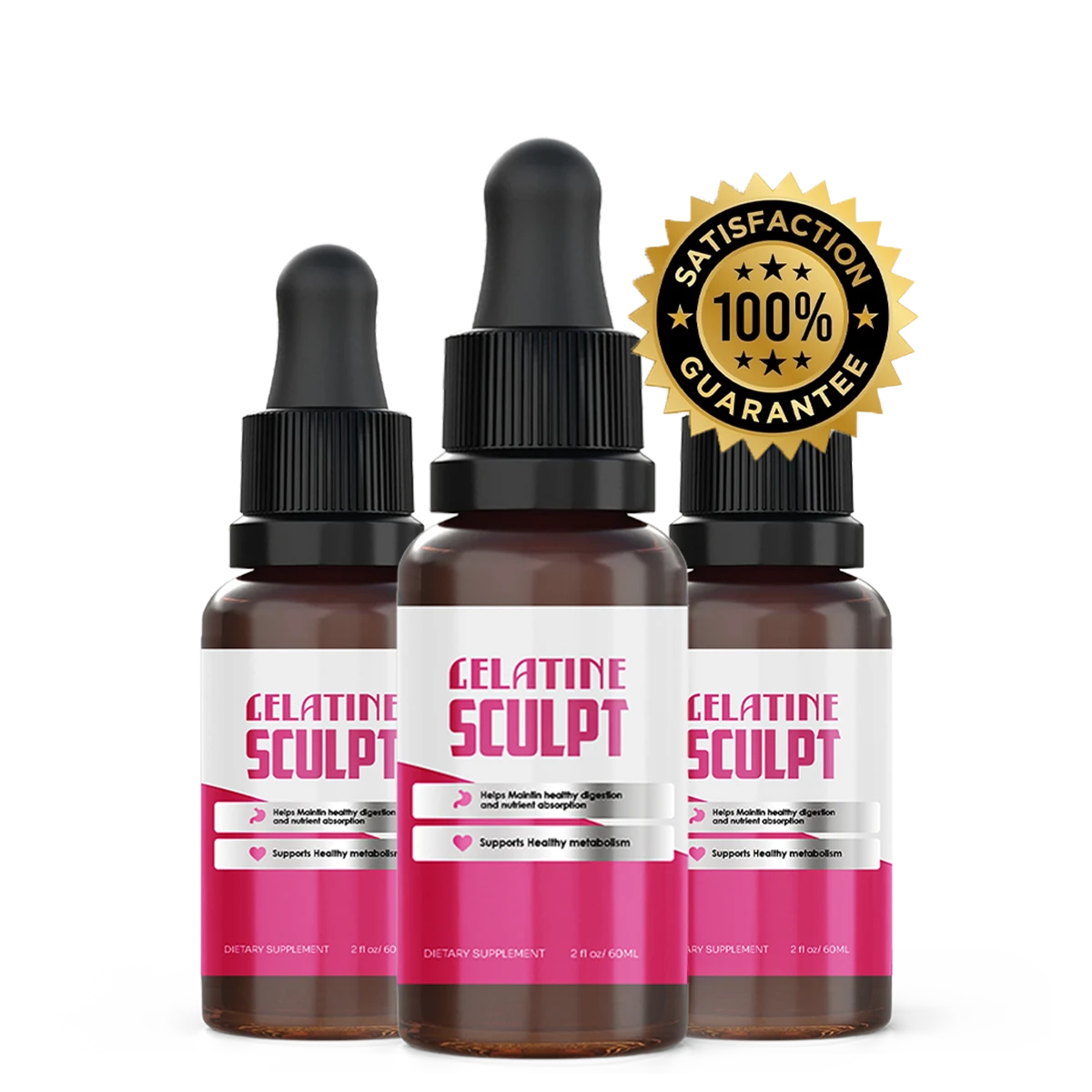 Gelatin Sculpt 3 bottles — 90-day supply