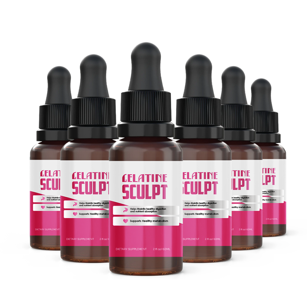 Gelatin Sculpt 6 bottles — 180-day supply